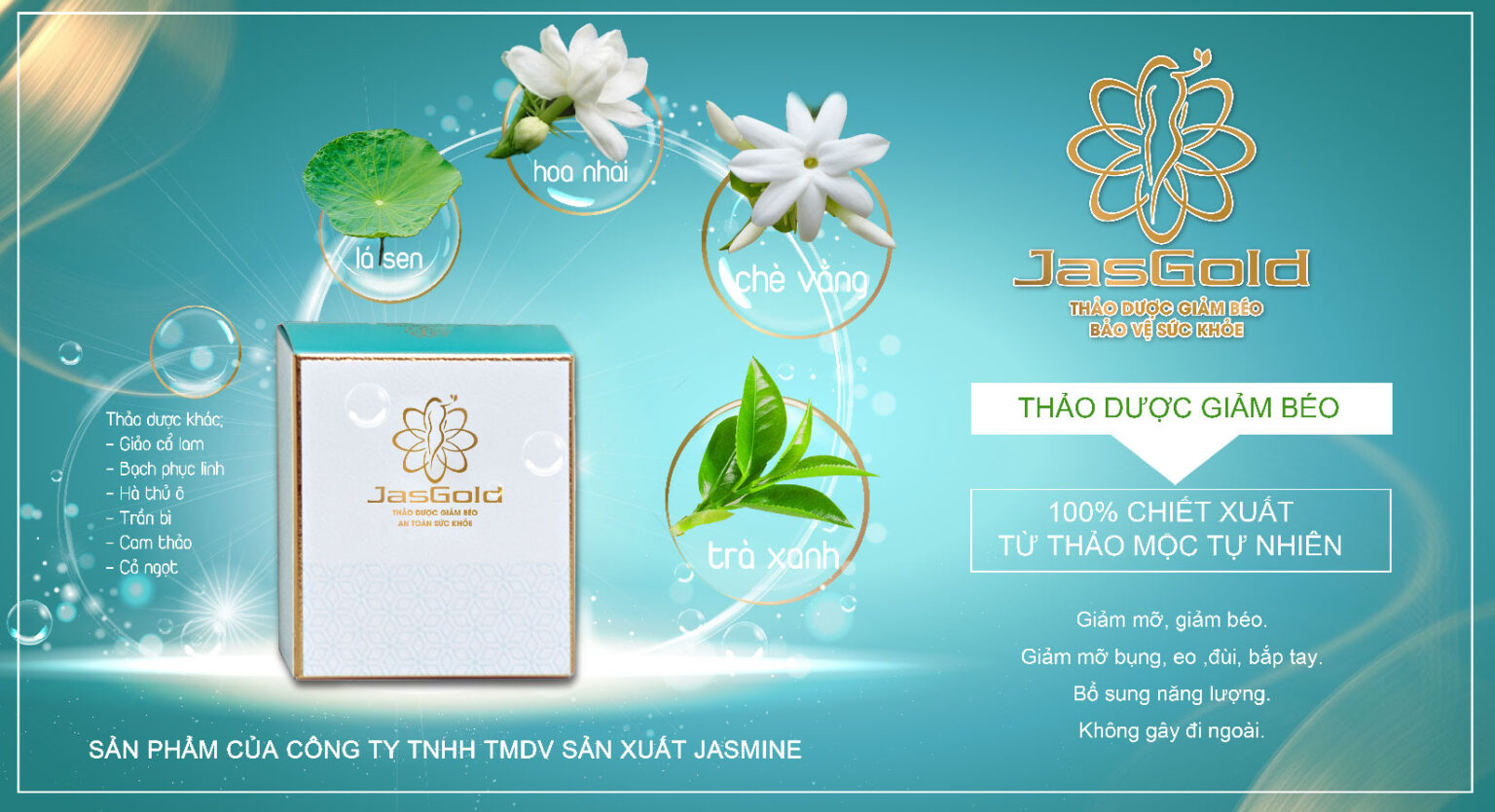 Trà giảm béo Jasmine Tea nỗ lực mang đến sản phẩm chất lượng cho người